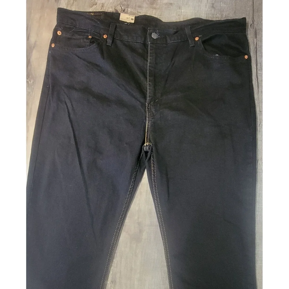 Levis 511 Slim Fit Stretch Jeans Black 04511-1907 Mens 42x32 NWT